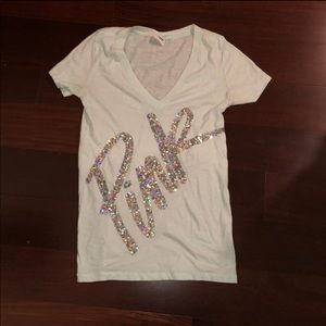 Pink sequin t-Shirt